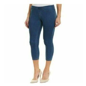 Denim Capri Leggings, XS Wash, - Size Medium